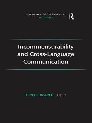 cover image of Incommensurability and Cross-Language Communication
